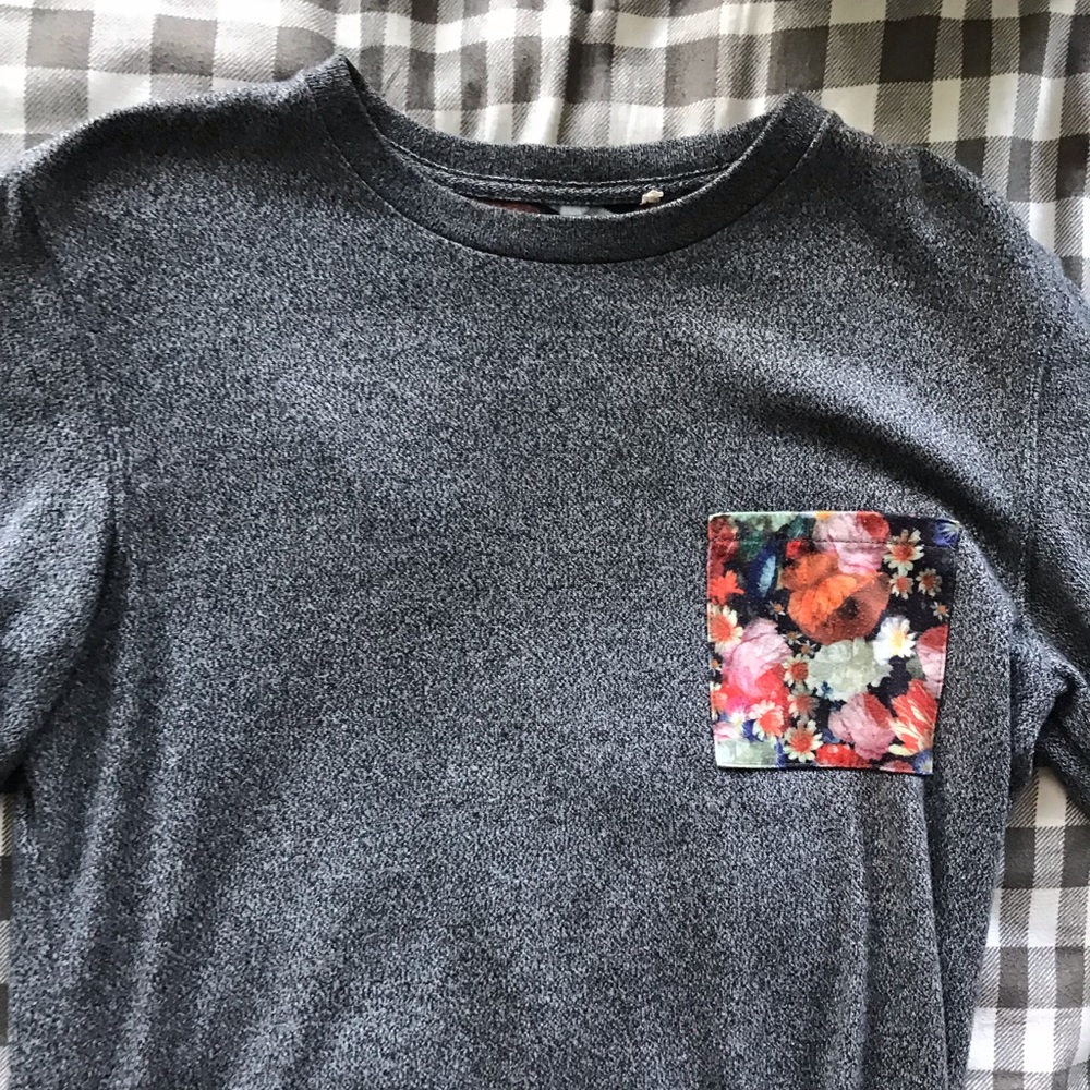 Men’s Long-sleeve floral sweater - Picture 1 of 3